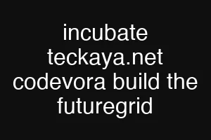 incubate teckaya.net codevora build the futuregrid